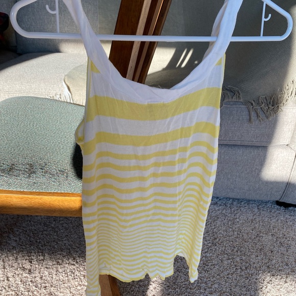 Yellow White Striped Tank - Picture 2 of 5